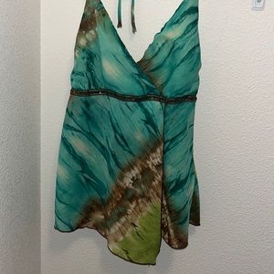 Vintage Y2k Byerwear halter neck tank top